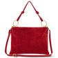 Italian Genuine Suede Shoulder Bag | Modena
