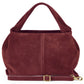 Italian Genuine Suede Shoulder Bag | Ferrara