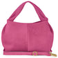 Italian Genuine Suede Shoulder Bag | Ferrara
