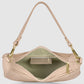 Italian Genuine Suede & Full-Grain Leather Shoulder Bag | Arezzo