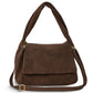 Italian Genuine Suede Top-Handle Bag | Ravenna