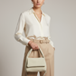 Italian Genuine Suede Top-Handle Bag | Ravenna