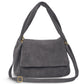 Italian Genuine Suede Top-Handle Bag | Ravenna