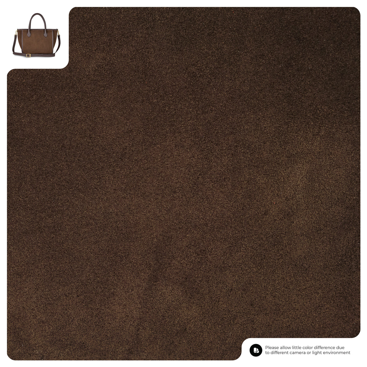 Italian Genuine Suede & Full-Grain Leather Top-Handle Bag | Alba