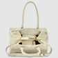 Italian Genuine Suede Top-Handle Bag | Novara