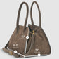 Italian Genuine Suede Top-Handle Bag | Novara