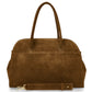 Italian Genuine Suede Top-Handle Bag | Cuneo