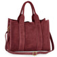 Italian Genuine Suede Tote Bag | Brianza