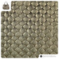 Italian Genuine Woven-Embossed Metallic Suede Top-Handle Bag | Savona