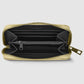 Italian Genuine Woven-Embossed Metallic Suede Wallet | Pesaro