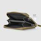 Italian Genuine Woven-Embossed Metallic Suede Wallet | Pesaro