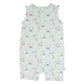 Mint Frenchie Puppy Tank Romper
