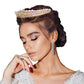 Teardrop Cluster Detailed Princess Tiara