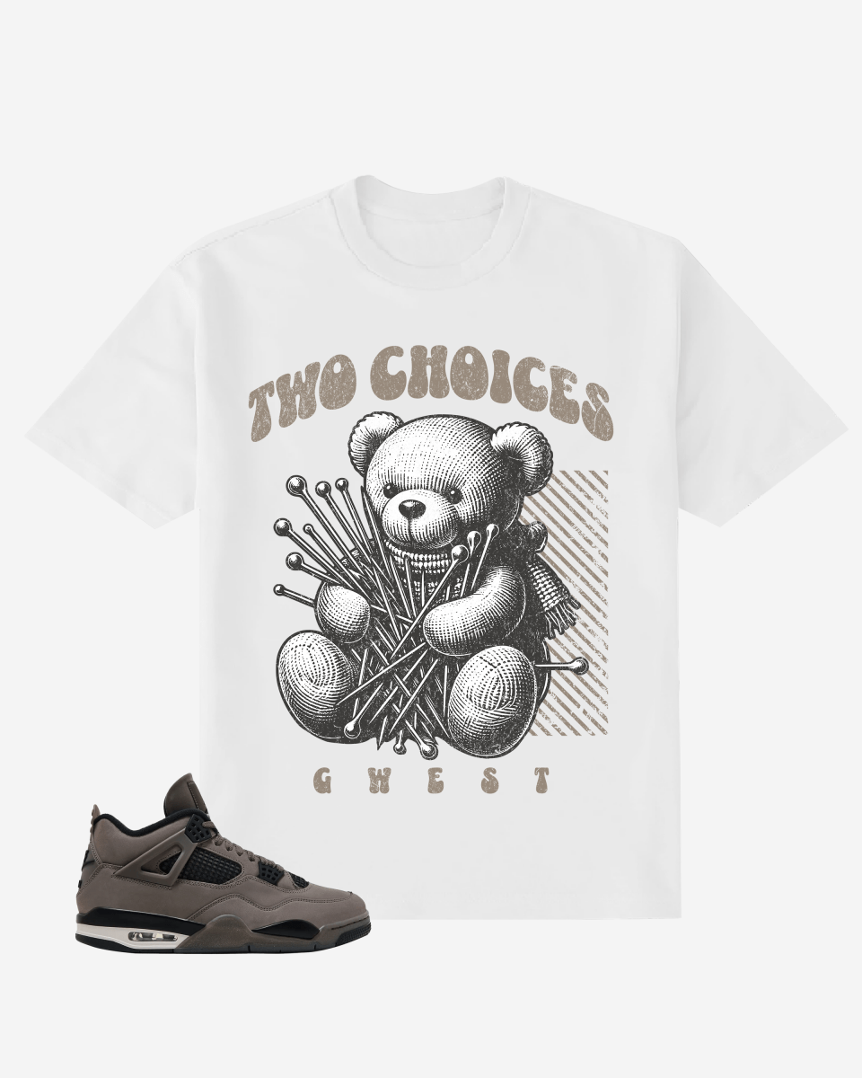 G West Teddy Bear Holding Many Needles Oversized T-Shirt Mens
