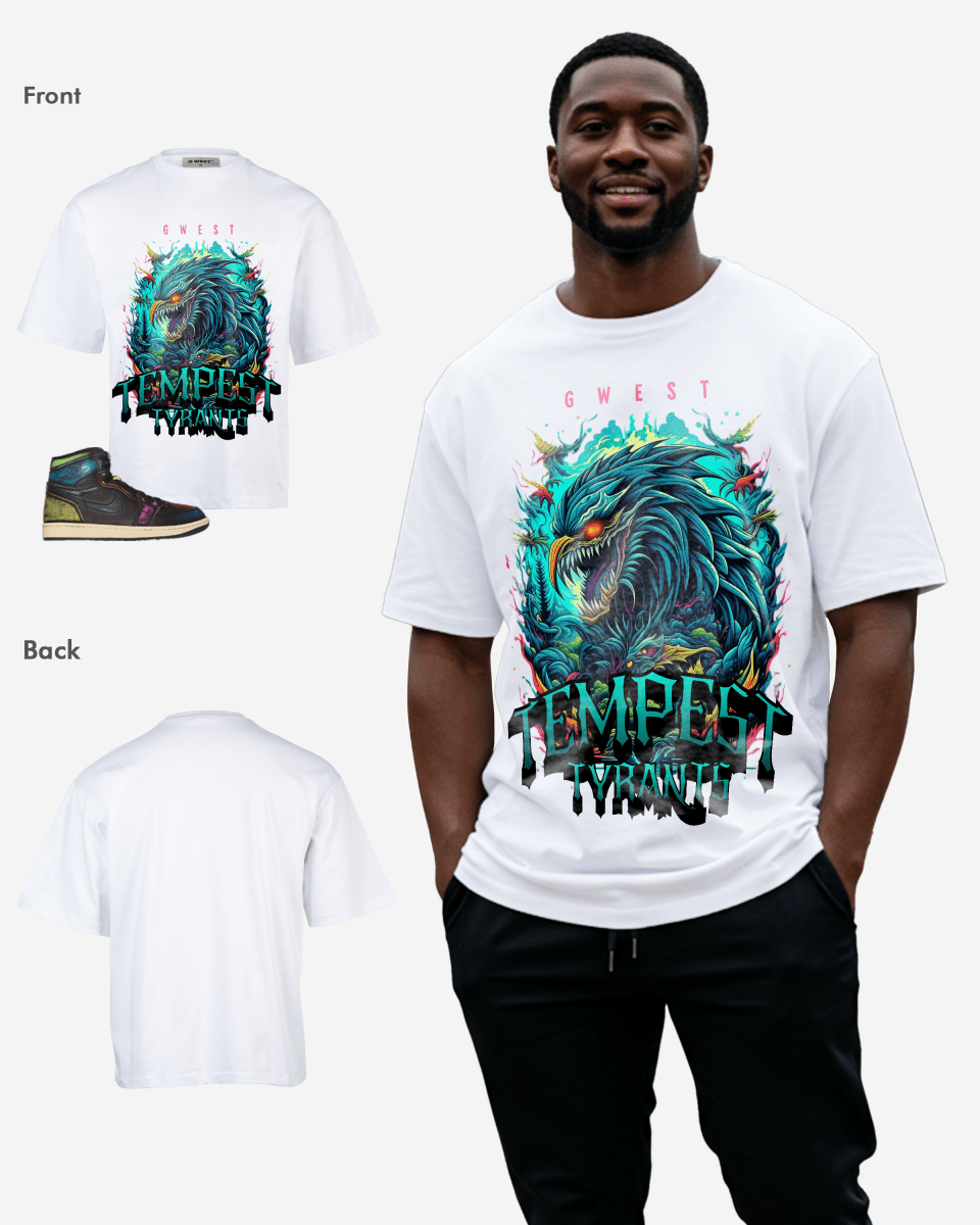 G West Tempest Tyrants Oversized T-Shirt Mens