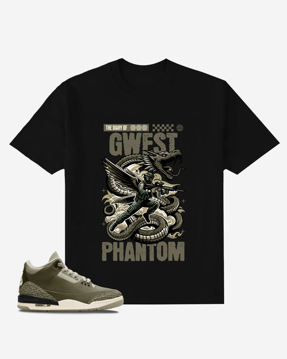 G West The Diary Of Soldier Oversized T-Shirt Mens
