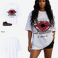 G West The Kiss Of Passion Oversized Women's T-Shirt