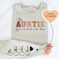 This Aunt Wears Her Heart On Her Sleeve Custom Sweatshirt