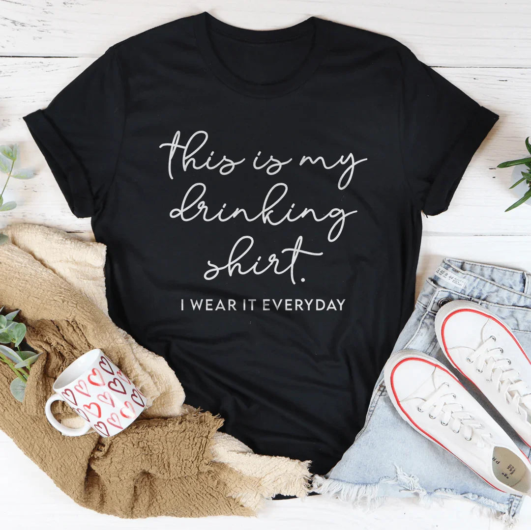 This Is My Drinking Shirt Tee