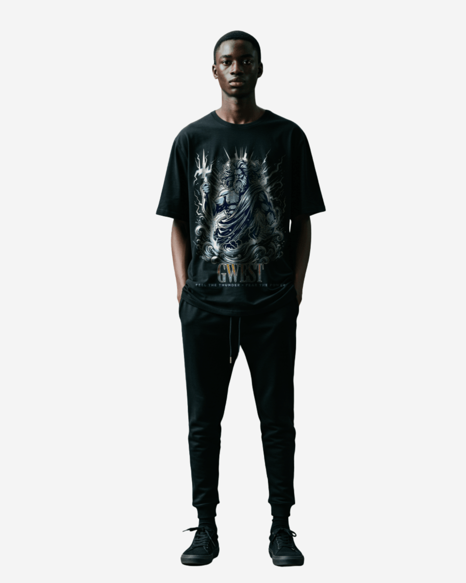 G West Thunderous Men's Oversized T-Shirt