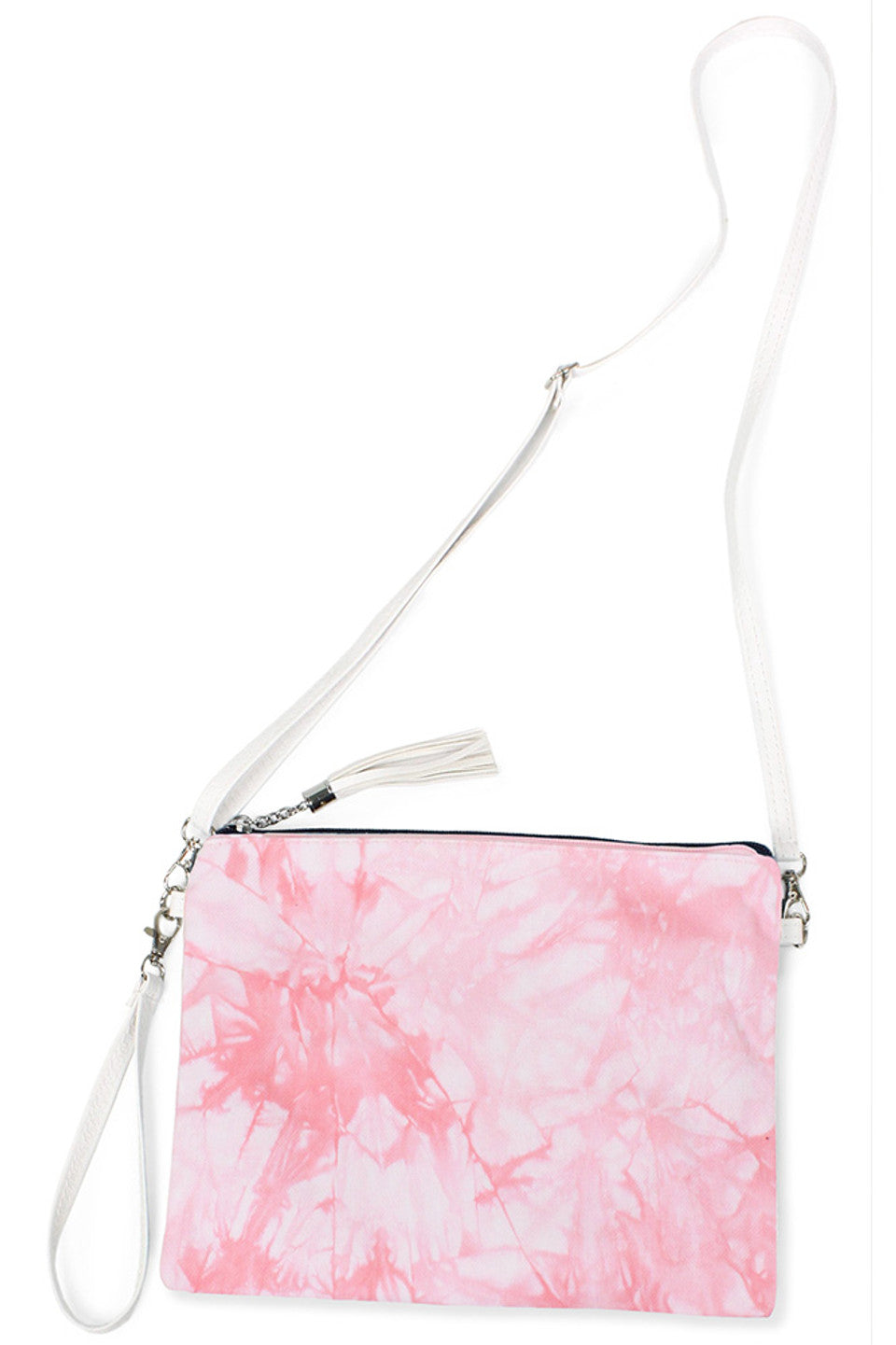 Tie Dye Print Crossbody Clutch Bag