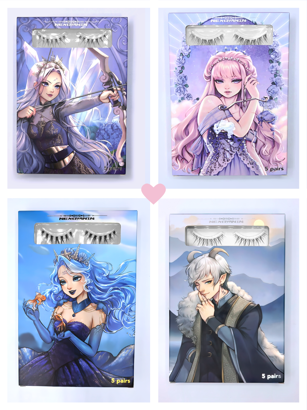Pestañas Manga Zodiac