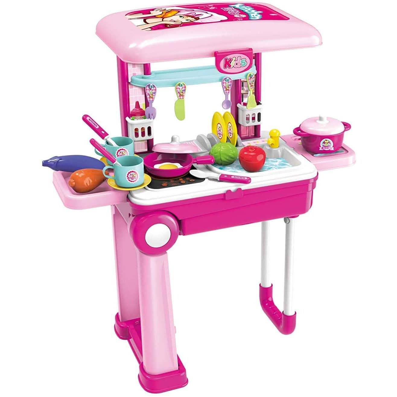 Juego de cocina de juguete 2 en 1 de Toy Chef para niños