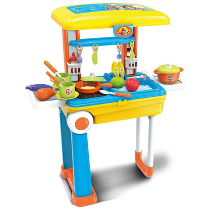 Juego de cocina de juguete 2 en 1 de Toy Chef para niños