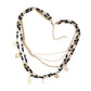 Tree of Life Crescent Moon Evil Eye N Star Station Necklace