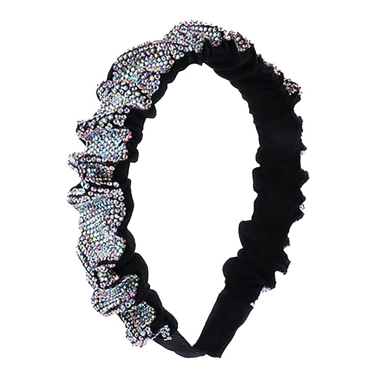 Trendy Braided Knotted Bling Pleated Headband