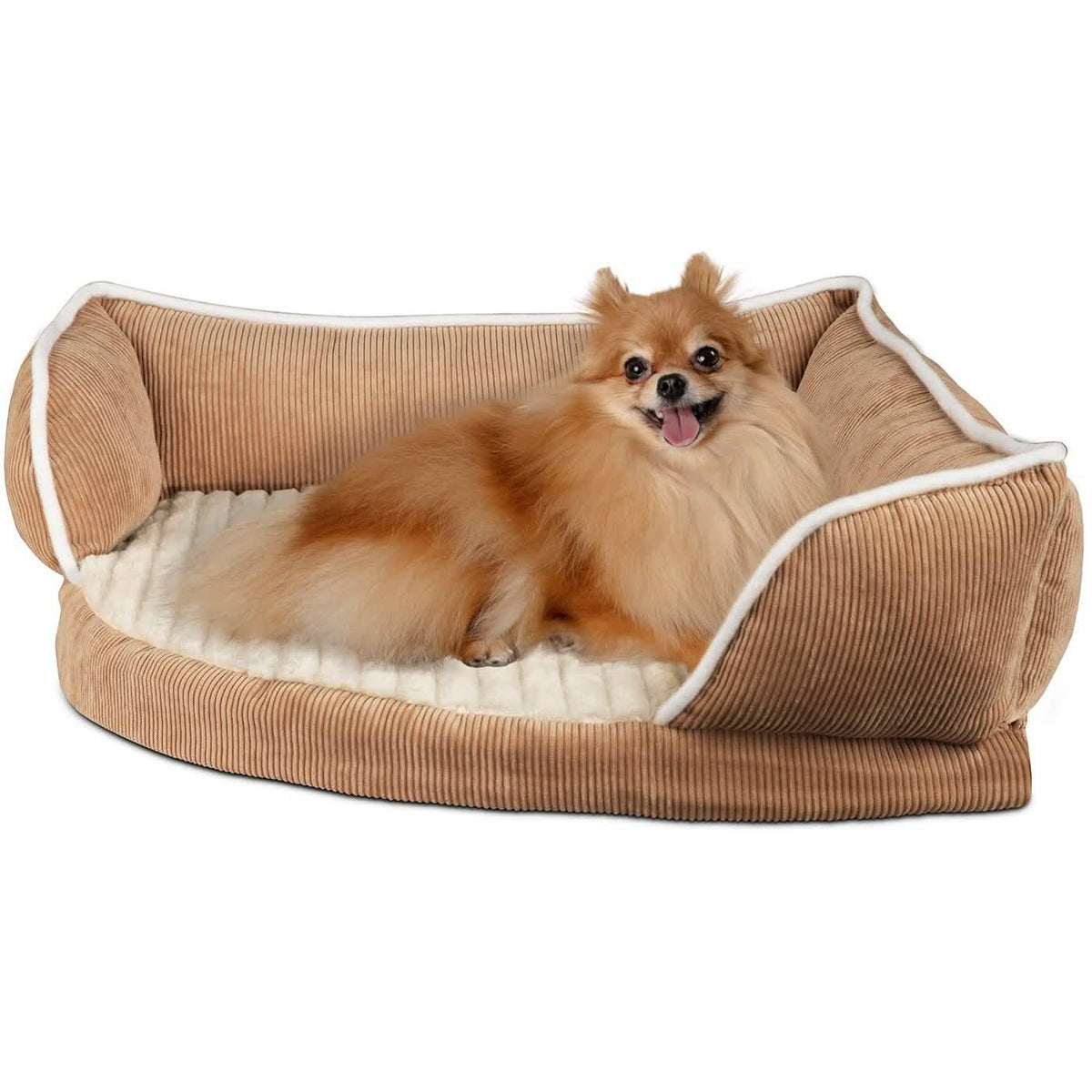 Cama para mascotas de esquina triangular - Pana