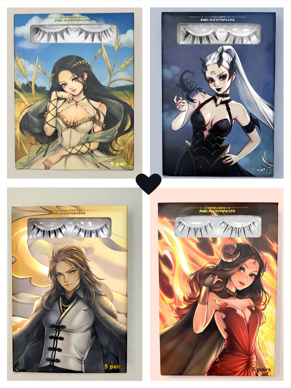 Pestañas Manga Zodiac