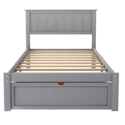 Twin Size Platform Bed with Storage