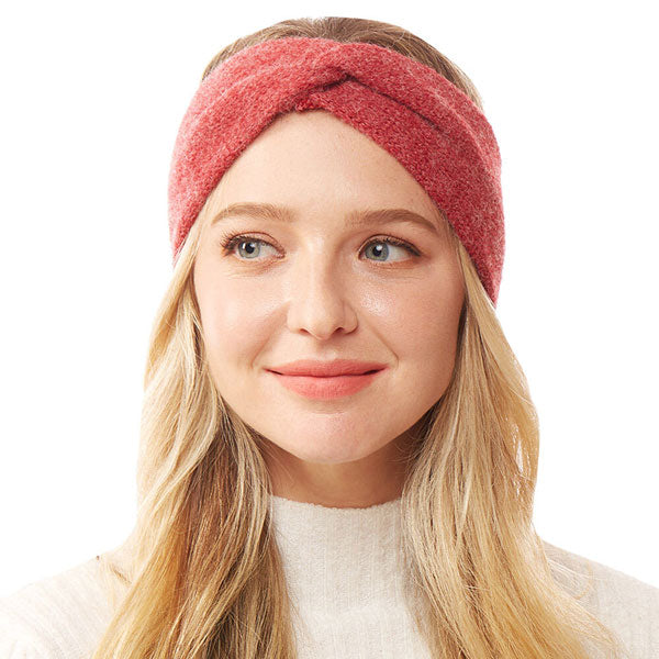 Twisted Knot Solid Earmuff Headband Ear Warmer