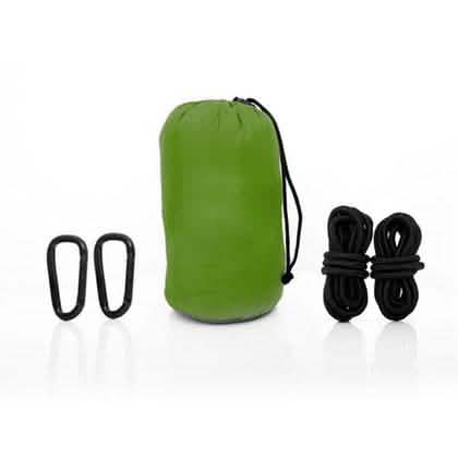 Hamaca de paracaídas para dos personas con mosquitera integrada y bolsa de transporte