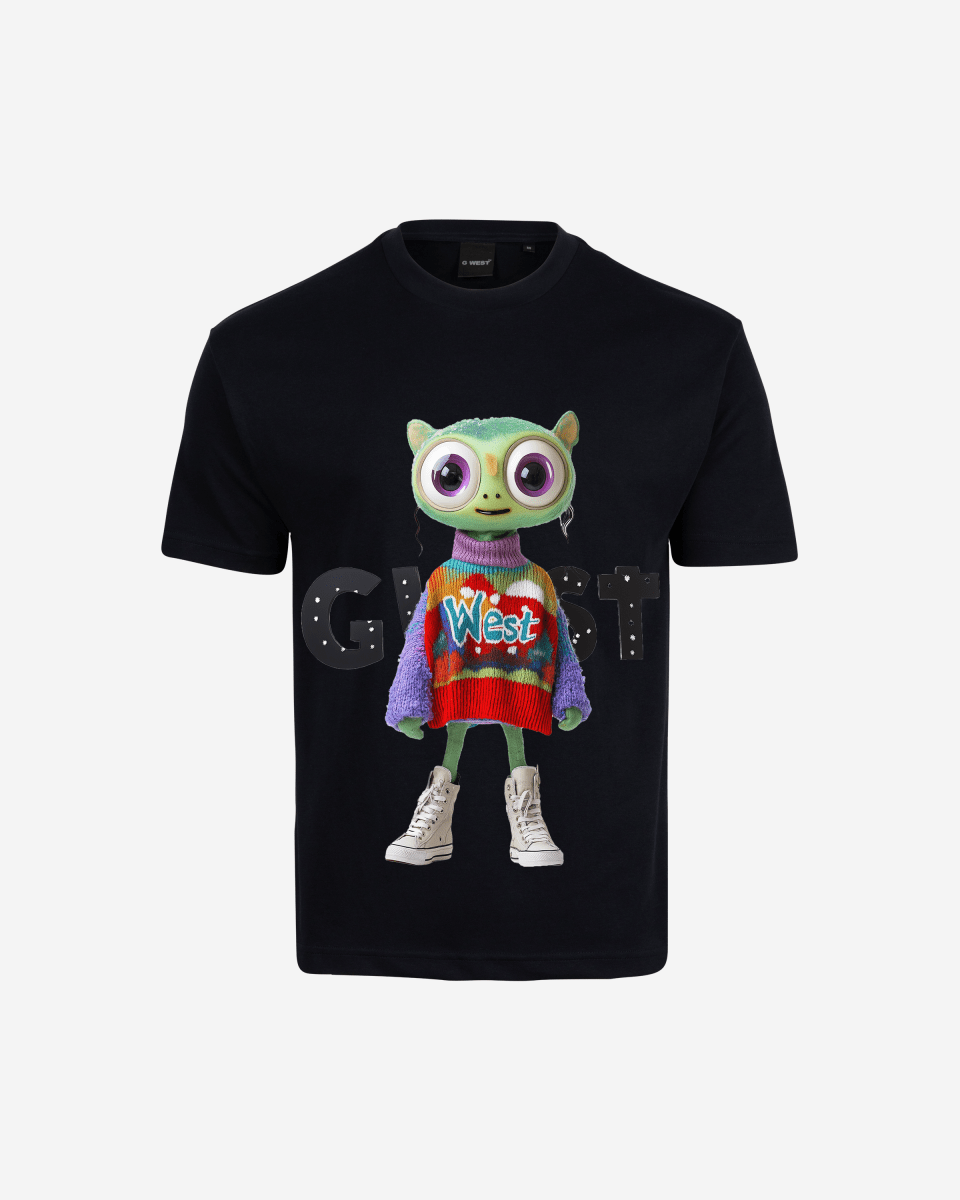 G West Ugly Xmas Queen Oversized T-shirt Mens