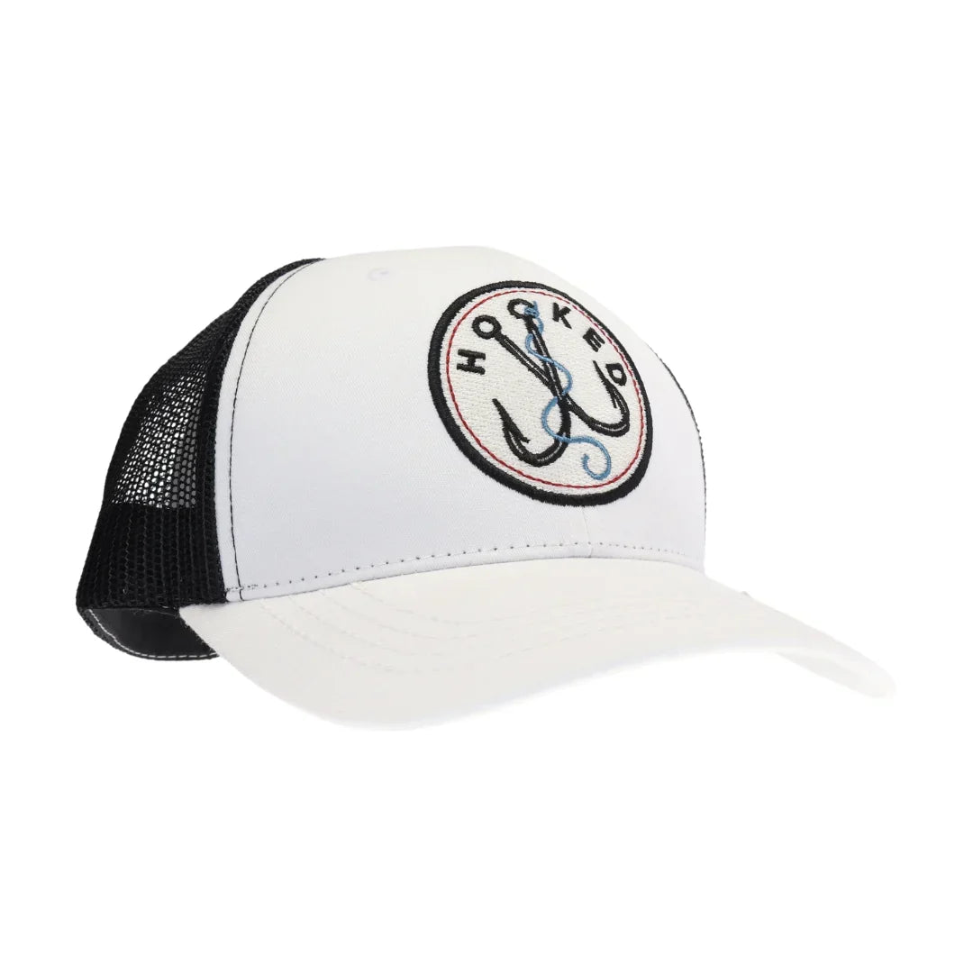 Unisex Embroidered Hooked Patch C.C Trucker Ball Cap