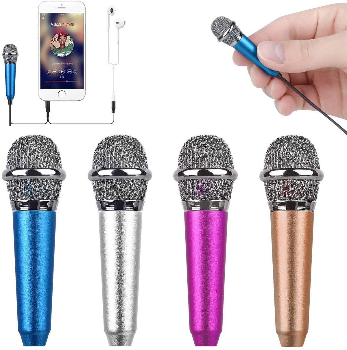 Micrófono Uniwit Mini Portátil Vocal/Instrumento