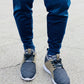 CALTO 3.2-Inch Taller Charcoal Men's Elevator Sneakers - H71923