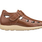 CALTO - K2133 - 2.8 Inches Taller (Brown) - Fisherman Sandal Lightweight