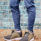 CALTO 3.2-Inch Taller Charcoal Men's Elevator Sneakers - H71923