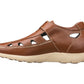 CALTO - K2133 - 2.8 Inches Taller (Brown) - Fisherman Sandal Lightweight