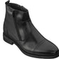 CALTO - S28001 - 3.2 Inches Taller (Black) - Lightweight - Zipper Boots