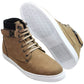 CALTO - T53121 - 2.6 Inches Taller (Nubuck Tan) - High top sneak-boot