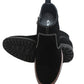 CALTO - Y41082 - 3.2 Inches Taller (Nubuck Black) - Zipper Boots