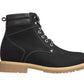 CALTO - K8820 - 3.2 Inches Taller (Nubuck Black) - Work Style Boot
