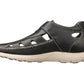 CALTO - K2132 - 2.8 Inches Taller (Black) - Fisherman Sandal Lightweight