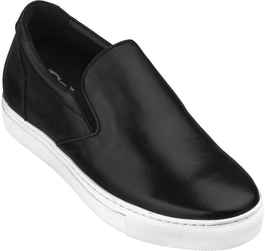 CALTO - T1021 - 2.4 Pulgadas Más Alto (Negro) Piel Napa - Ligero