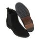 CALTO - K33090 - 2.9 Inches Taller (Black) - Suede Chelsea Boot
