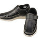 CALTO - K2132 - 2.8 Inches Taller (Black) - Fisherman Sandal Lightweight
